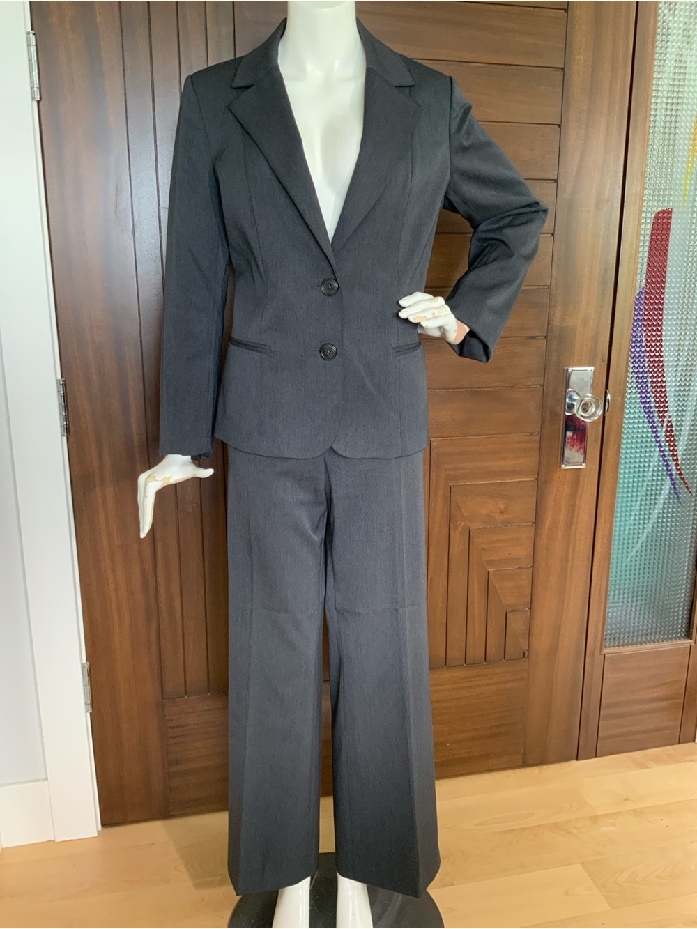 ANNE KLEIN 3 pce. Dress, Blazer & Trousers, Sz 12